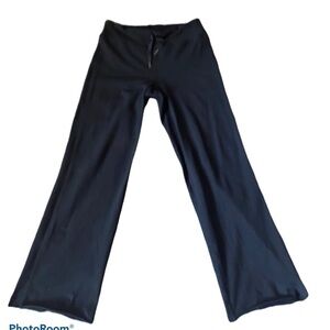 Lululemon black fleece flare pants Sz  6